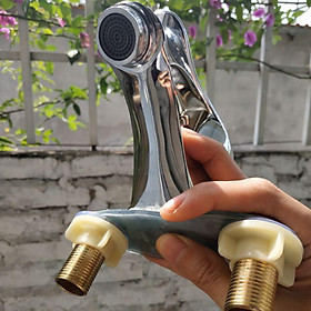 Mua Vòi Chậu Rửa Lavabo Nóng Lạnh 2 Chân