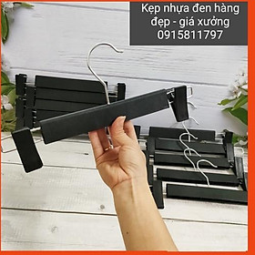 Mua Combo 10 kẹp nhựa đen  đầu móc xoay linh hoạt 360 độ  hàng đạt chuẩn loại 1