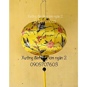 Đèn lồng hội an vải phi 3d treo tết vietnames lanterns
