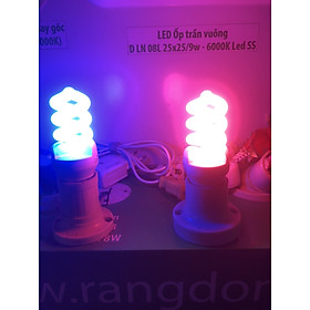 Mua Bóng đèn  xoắn 7W màu xanh  đỏ  hồng