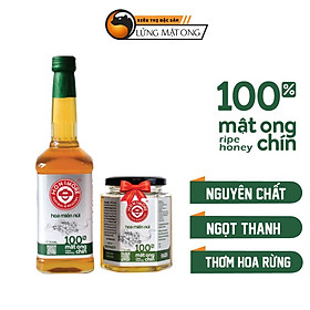 Combo Mật ong rừng Hoa Miền Núi - 100% mật ong chín Honimore 990g