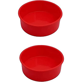 2 Gói Chảo Nướng Silicon, Nồi Chiên Không Khí Lót Bánh Chảo Tròn Silicon, Chảo Nướng Chống Dính Không Chứa BPA Cho Bánh Ngọt Và Bánh Mì