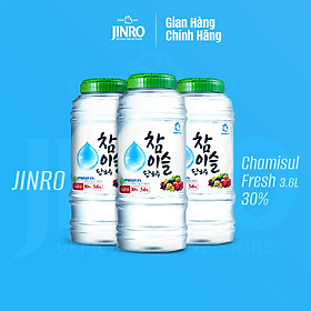 [CHÍNH HÃNG] Soju Hàn Quốc JINRO CHAMISUL FRESH 3.6L 30%