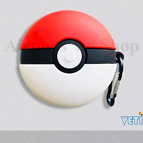 Bao Case Ốp dành cho Airpods Pro Pokemon ball và Snorlax kute silicon cao cấp