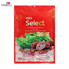 Lạp xưởng tiêu Mai quế lộ Co.op Select 200g-3520026