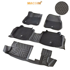 Thảm 2 lớp (sd3) dạng lưới lục giác cho Honda CRV 2024+ bề mặt cao su siêu sạch nhãn hiệu Macsim