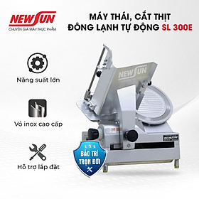 Máy Thái Thịt Đông Lạnh Tự Động SL 300E NEWSUN, Thái Đa Năng - Hàng Chính Hãng