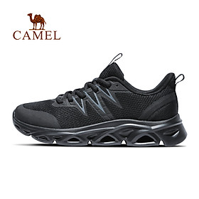 Giày Chạy Bộ Nam Giày thể thao CAMEL thoáng khí siêu nhẹ thời trang cho - All black - EU39