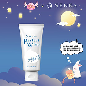 [SENKA] Sữa Rửa Mặt Làm Sạch Da Chết Cho Da Dầu Lỗ Chân Lông To Và Xỉn Màu Perfect White Clay 120g (Mã 70229)