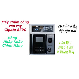 Máy chấm công vân tay và thẻ cảm ứng GIGATA 879C