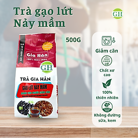 TRÀ GẠO LỨT GIẢM CÂN GIA HÂN , GIẢM MỠ  [ 500G] 100% Thiên nhiên