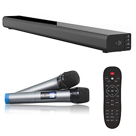 Loa thanh 5.1 nghe nhạc kết nối Bluetooth Amoi L5 Kèm 2 Micro karaoke không dây