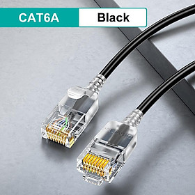 Cáp Ethernet SAMZHE Cat6A Cáp Cat6 Lan Cáp vá mạng UTP cho PS PC Bộ định tuyến modem Internet Gigabit Cat 6 Cáp Ethernet Màu sắc: Đen Cáp Ethernet