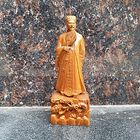 Tượng khổng minh tiên sinh tượng gia cát tiên sinh được làm bằng gỗ bách xanh có mùi thơm