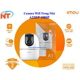 Trọn Bộ CAMERA WIFI Imou Trong Nhà IPC A22EP IMOU 2M 1080P XOAY 360 ĐỘ - ĐÀM THOẠI 2 CHIỀU - Hàng Chính Hãng