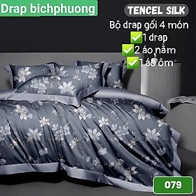  Bộ drap gối Tencel vải Hàn Quốc , đỉnh cao mát , mềm mại { drap và 3 áo gối
