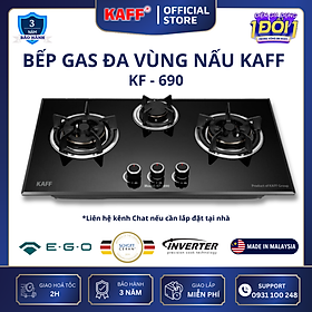 Mua Bếp ga 3 lò KAFF KF-690 - Hàng chính hãng