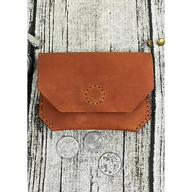 Ví nam mini đựng thẻ ATM, giấy tờ, namecard da bò handmade Zachi MN37