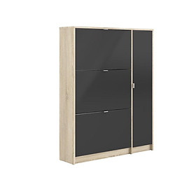 Mua Tủ giày gỗ 3 cánh lật kèm 4 hộc tủ - Shoe Storage Cabinet - INHOUZ - HOTG0005