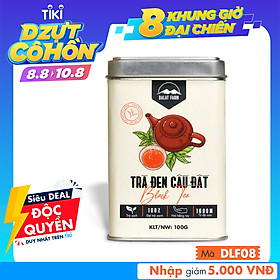 Trà Đen Nguyên Lá Đặc Biệt Dalat Farm - Hộp 100Gr