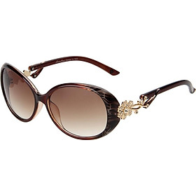 Love (LianSan) polarized sunglasses female section of the big frame fashion face color film diamond Korean driving mirror sunglasses GD103 black polarized light