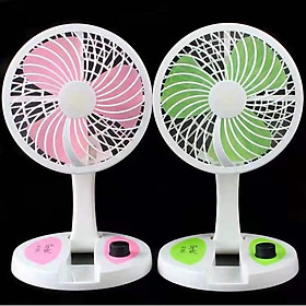 Mua QUẠT TRÒN XẾP GỌN-5811- CỰC MÁT-PIN SẠC- ĐƯỜNG KÍNH 16CM - MÀU NGẪU NHIÊN