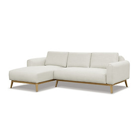 Ghế Sofa góc trung bình Juno S70968 289 x 88/153 x 85 cm (Đen)