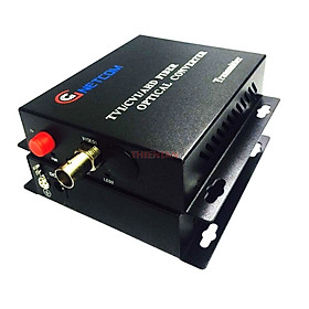 Bộ chuyển đổi video sang quang 1 kênh GNETCOM HL-1V-20T/R-720P (2 thiết bị,2 adapter) - Hàng Chính Hãng