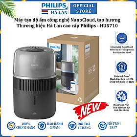 Máy tạo độ ẩm công nghệ NanoCloud tích hợp tạo hương tinh dầu Philips HU5710 - Hàng chính hãng (Bản Quốc Tế có hướng dẫn sử dụng tiếng Việt)