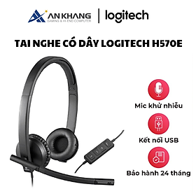 Mua Tai nghe Logitech H570e Thiết kế On-ear gọn nhẹ  Tích hợp bộ điều khiển trên dây - Hàng Chính Hãng - Bảo Hành 24 Tháng