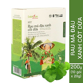 Bột Rau Má Đậu Xanh Cốt Dừa Dalahouse - 200g (10 gói 20g)