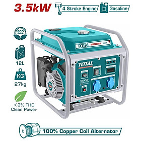 Mua MÁY PHÁT ĐIỆN DÙNG XĂNG 3.5KW TOTAL TP340001 - HÀNG CHÍNH HÃNG