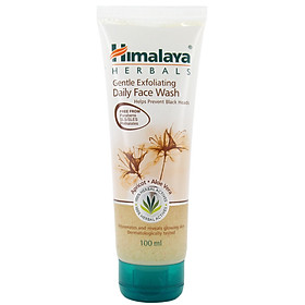 Sữa rửa mặt tẩy tế bào chết sáng da Himalaya Gentle Exfoliating Daily Face Wash 100ml