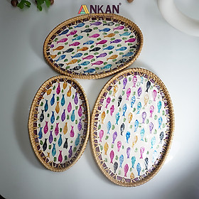 Mua Khay Mây Ovan Khảm Trai Cá Cầu Vồng – Hàng Thủ Công Mỹ Nghệ Việt Nam