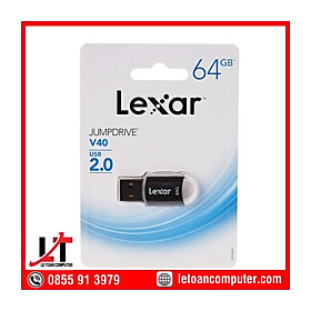 USB Lexar JumpDrive V40 Flash 2.0 64GB - Hàng Chính Hãng