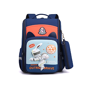 Balo học sinh cấp 1và 2 siêu nhẹ chống gù chống nước cao cấp phong cách mới