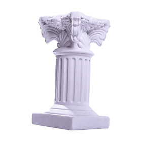 Roman Pillar Statue Pedestal Candlestick Stand Sculpture Garden Layout Decor S
