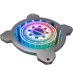 Bảng Led RGB 3D Light Board coolmoon đồng bộ Hub , Dùng độ trang trí cho case máy tính - hàng nhập khẩu