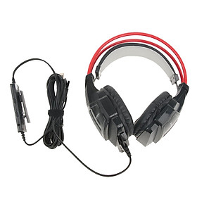 3.5mm Multifunction Headphone Headband Earphone with Microphone for PS3 / PS4 /  360/ PC/ Mac