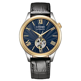 Đồng Hồ Nam Citizen Dây Da Máy Cơ-Automatic NH9136-02L - Mặt Xanh (Sapphire)
