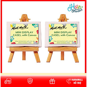 Combo 2 Giá Vẽ Mini Display Easel Canvas 8x10cm Mont Marte