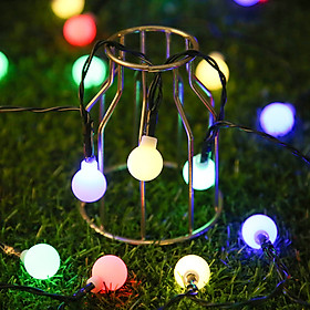 Mua Dây Đèn LED Bóng Tròn Năng Lượng Mặt Trời Chống Nước Trang Trí Sân Vườn