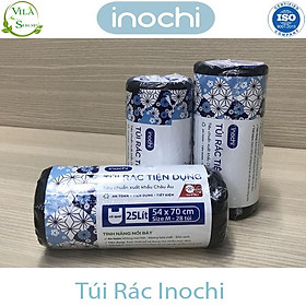 Mua Túi Rác Tự Huỷ  Túi Rác Có Quai Tiện Dụng Chính Hãng Inochi  Loại 10L 25L 50L - Dạng Cuộn Màu Đen