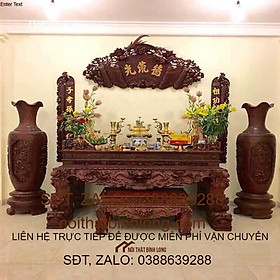 Mua Sập Thờ Tứ Linh Gỗ Gụ