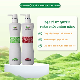 Dầu Gội Cặp Cazoova làm sạch sâu, dưỡng tóc mềm mượt, phục hồi tóc hư tổn 500ml & 780ml