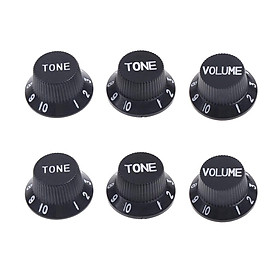 6Pcs  Guitar Control Knob Volume   knobs