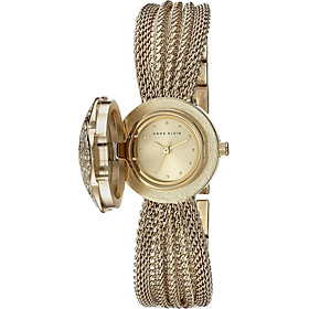Đồng Hồ Đeo Tay Anne Klein AK/1046CHCV Hình Bông Hoa Đính Đá Swarovski