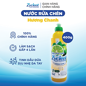 NƯỚC RỬA CHÉN ZYCLENT HƯƠNG CHANH - 400G