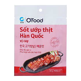 Sốt Ướp Thịt Hàn Quốc Vị Cay O'food 80G