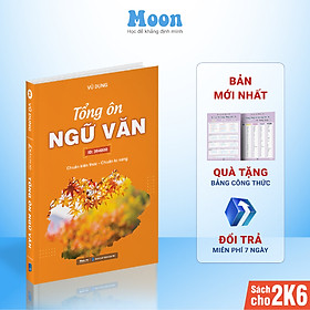 Hình ảnh Sách ID Tổng ôn ngữ văn lớp 12 Moonbook, ôn thi thpt quốc gia 2024